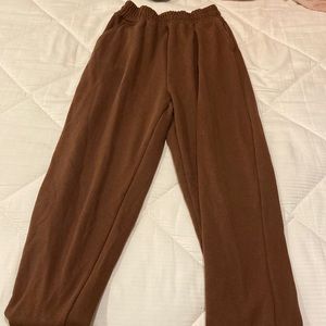 Brown Sweatpants